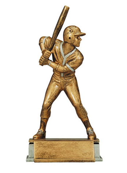 baseball trophy youth with bat