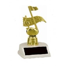 6" Music Note Trophy