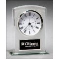 BC985  Glass clock with frosted top 