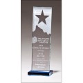   G2883  Etched clear glass award 