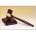 5120/740  Rosewood stained piano finished gavel and sounding block 