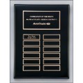   Black stained piano finish perpetual plaque
