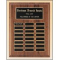 P3300/P3302 Walnut Perpetual Plaque