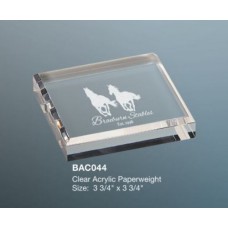 BAC044 Acrylic Paperweight