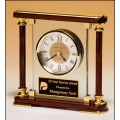 BC956 Glass and Rosewood finish Clock