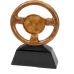 Antique Gold Steering Wheel with 2" Insert Area