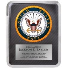 10 1/2" x 13" Navy Hero Plaque