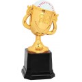 6" Baseball Happy Cup Trophy