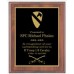  Value Priced Walnut or Black Finish Plaque