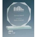  Octagon Jade Glass Award