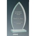 Oval Jade Glass Award