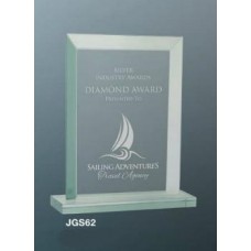 Rectangle Jade Glass Award