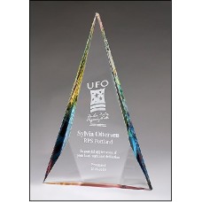 Diamond Series Crystal Award with Prism-Effect Base