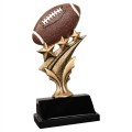 NEW    5 1/2" Football Tri Star Resin