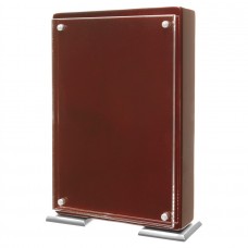 Rosewood Floating Acrylic Standup Plaque