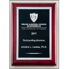 Silver florentine border Plaque
