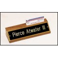 535BK American walnut business card holder