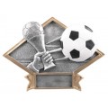 Diamond Soccer Resin Plate