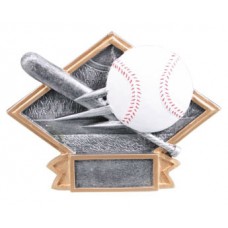 Diamond Baseball Resin Plate