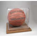 KH5 Oak Base Basketball Display