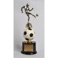 SOC04 Soccer Spin Ball Trophy