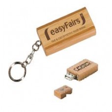 2GM Bamboo Flash Drive Square Style