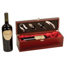 Rosewood Piano Finish Single Wine Box Set